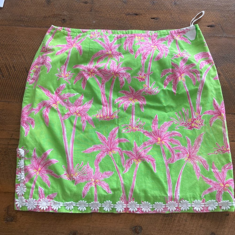 Vintage Lilly Pulitzer Mini Skirt Size 8